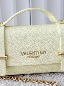 Valentino Creations torebka mini listonoszka żółta