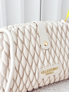 Valentino Creations torebka listonoszka beżowa plecionka