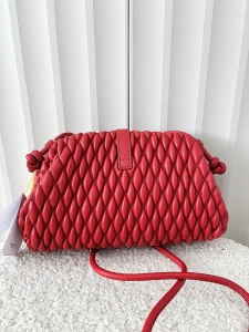 Valentino Creations torebka listonoszka czerwona plecionka