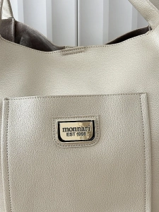 Monnari torba shopper na ramię złota