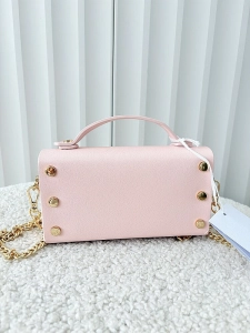 Valentino Creations torebka mini listonoszka różowa gładka