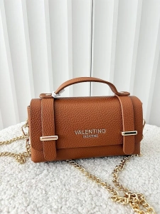 Valentino Creations torebka mini listonoszka camelowa