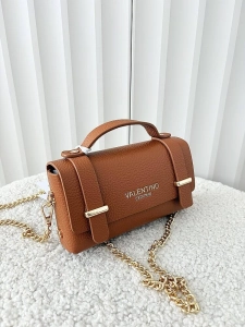 Valentino Creations torebka mini listonoszka camelowa