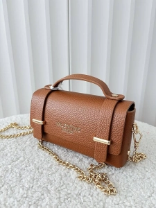 Valentino Creations torebka mini listonoszka camelowa