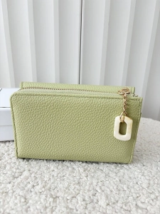 Valentino Creations portfel z klapką zielony