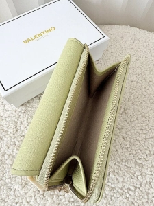 Valentino Creations portfel z klapką zielony