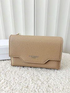 Valentino Creations portfel z klapką taupe