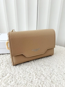 Valentino Creations portfel z klapką taupe