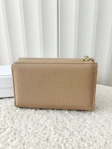Valentino Creations portfel z klapką taupe