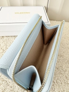 Valentino Creations portfel z klapką niebieski