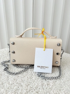 Valentino Creations torebka mini listonoszka beżowa