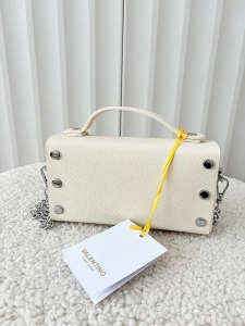 Valentino Creations torebka mini listonoszka jasnobeżowa
