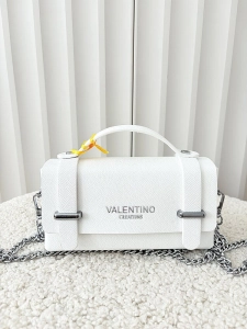 Valentino Creations torebka mini listonoszka biała