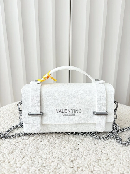Valentino Creations torebka mini listonoszka biała