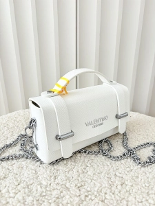 Valentino Creations torebka mini listonoszka biał