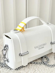 Valentino Creations torebka mini listonoszka biał