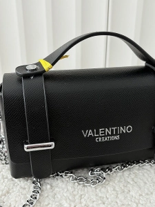 Valentino Creations torebka mini listonoszka czarna