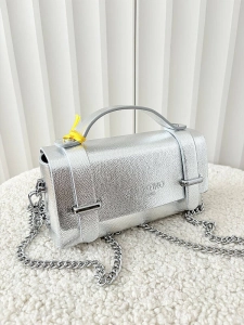 Valentino Creations torebka mini listonoszka srebrna