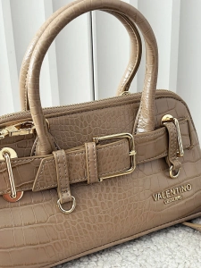 Valentino Creations torebka kuferek beżowa design