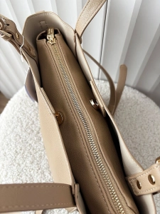 Valentino Creations torebka shopper beżowa
