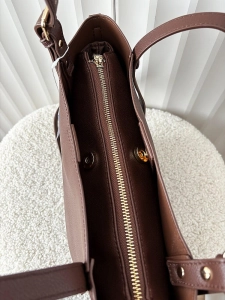 Valentino Creations torebka shopper czekoladowa