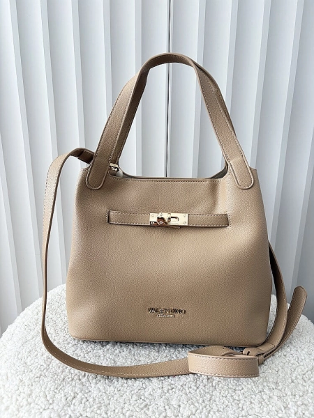 Valentino Creations torebka shopperka beżowa