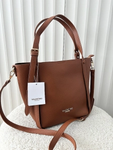 Valentino Creations torebka shopper camelowa