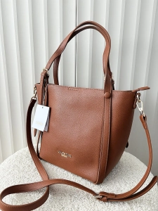 Valentino Creations torebka shopper camelowa