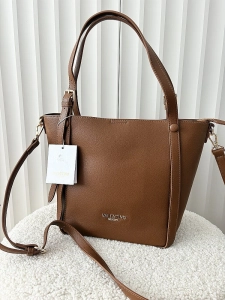 Valentino Creations torebka shopper brązowa