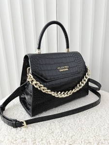Valentino Creations torebka kuferek z klapką czarna design