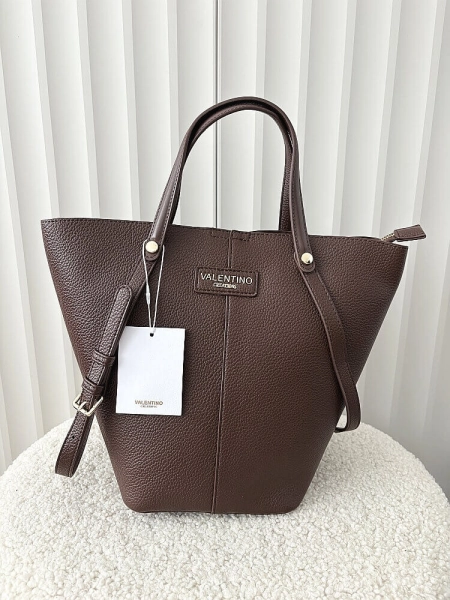 Valentino Creations torebka shopperka czekoladowa