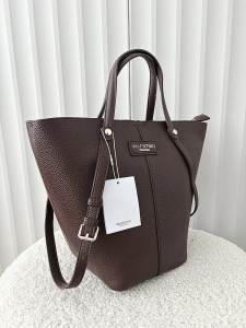 Valentino Creations torebka shopperka czekoladowa