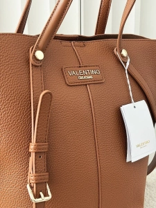 Valentino Creations torebka shopperka camelowa