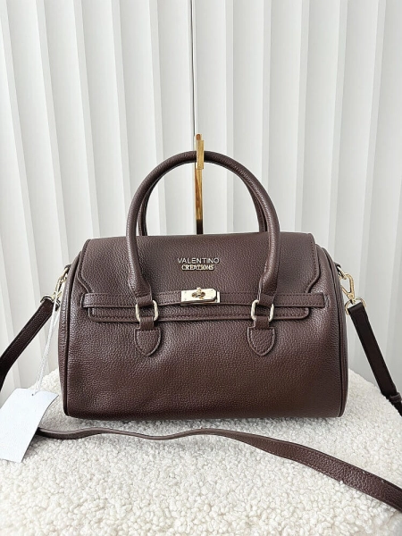 Valentino Creations torebka shopper kuferek czekoladowa