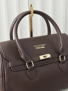 Valentino Creations torebka shopper kuferek czekoladowa