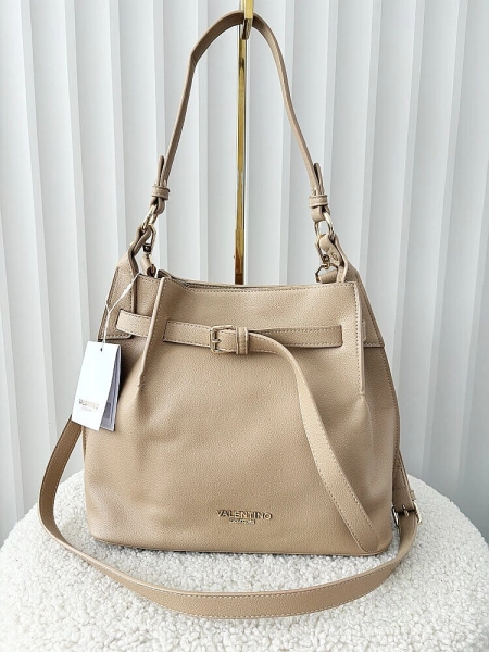 Valentino Creations torebka shopperka beżowa