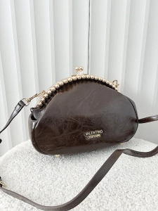 Valentino Creations torebka listonoszka czekoladowa