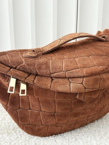 Laura Biaggi nerka maxi zamszowa camelowa design