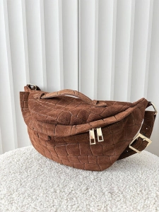 Laura Biaggi nerka maxi zamszowa camelowa design