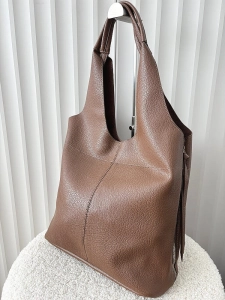Gallantry torebka shopper na ramię i listonoszka 2w1 taupe