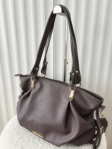 Massimo Contti torba shopper czekoladowa