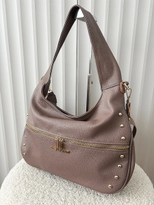 Massimo Contti torba shopper na ramię taupe