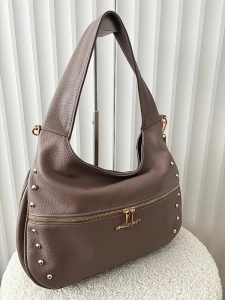 Massimo Contti torba shopper na ramię taupe