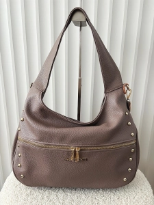 Massimo Contti torba shopper na ramię taupe