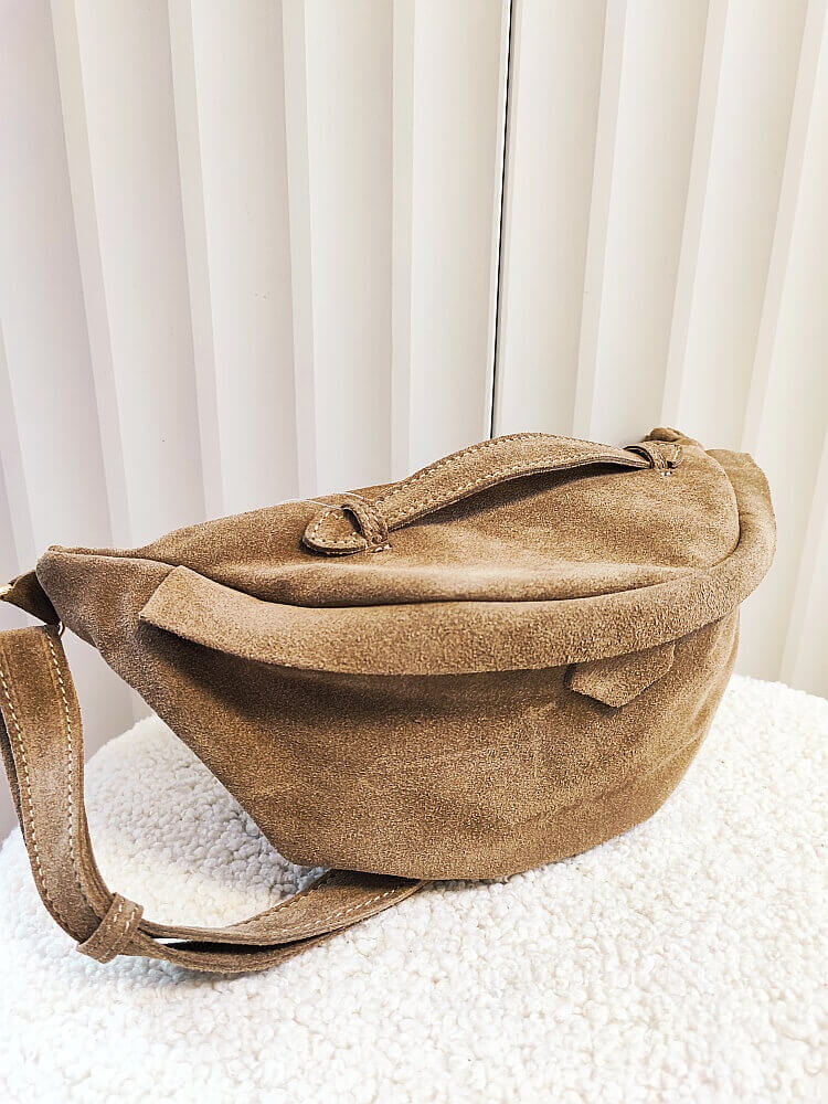 Laura Biaggi nerka maxi zamszowa taupe