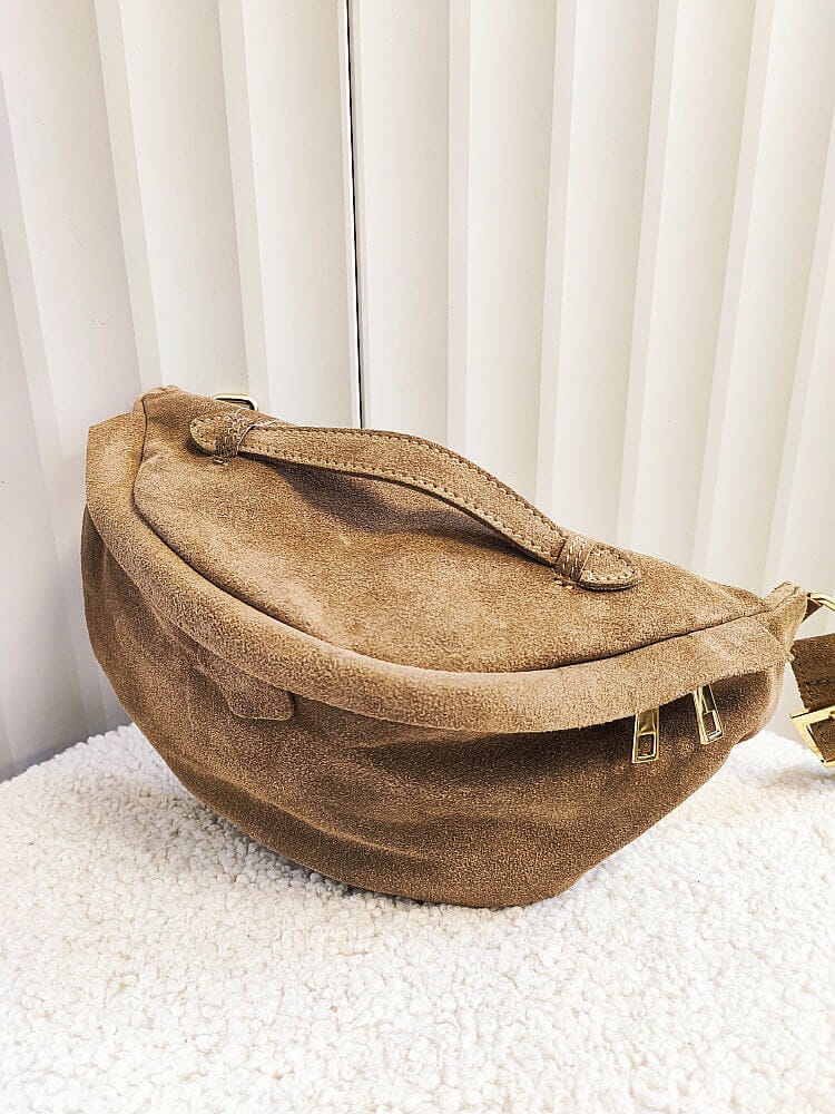 Laura Biaggi nerka maxi zamszowa taupe