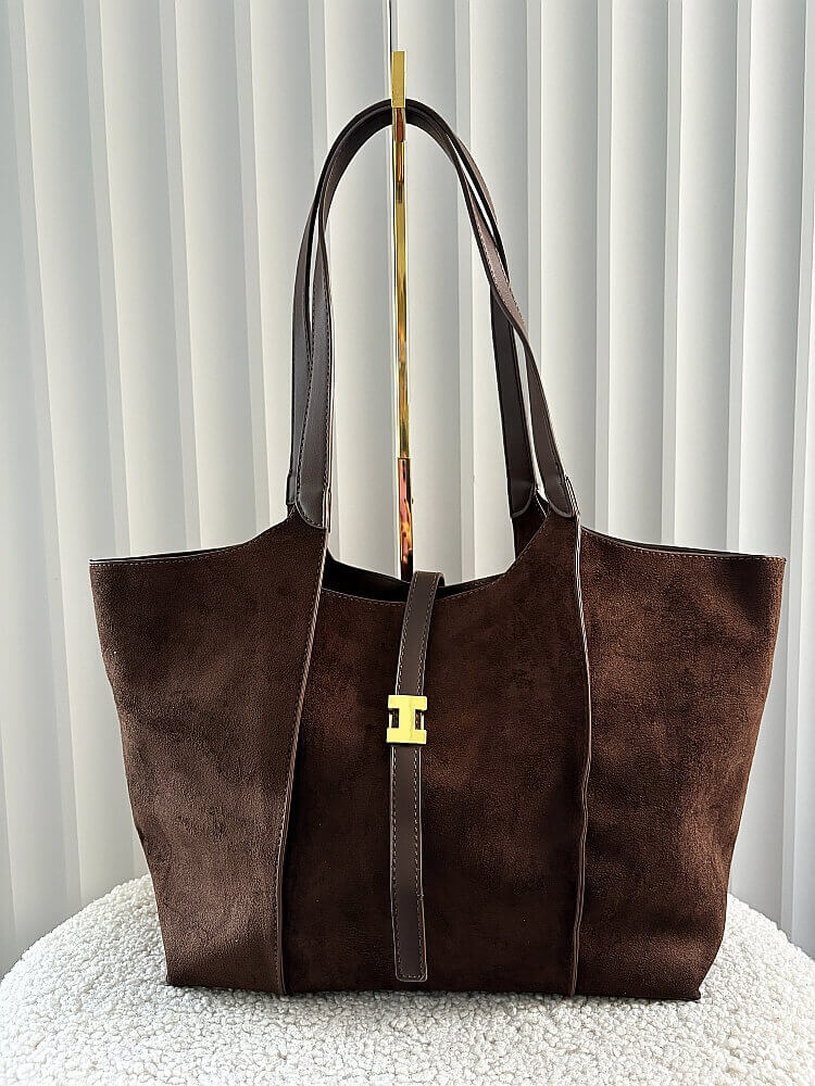 Gallantry torebka shopper czekoladowa ekozamsz