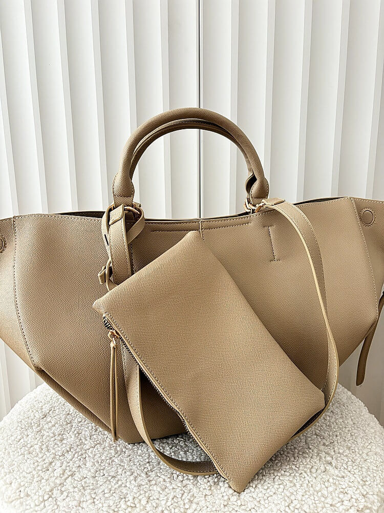 Gallantry torba shopper beżowa