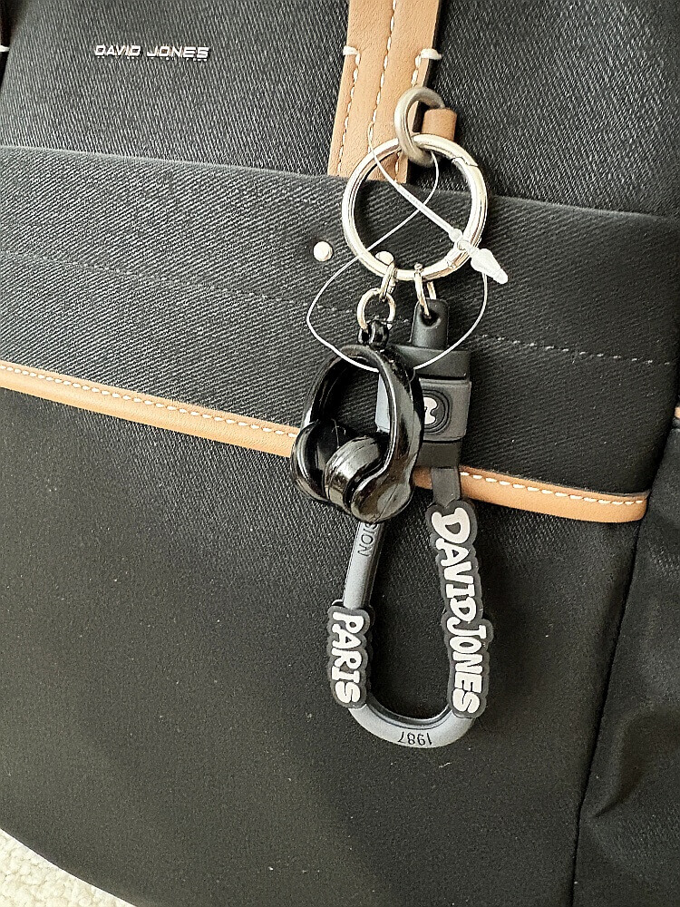 David Jones torebka plecak na laptopa czarna