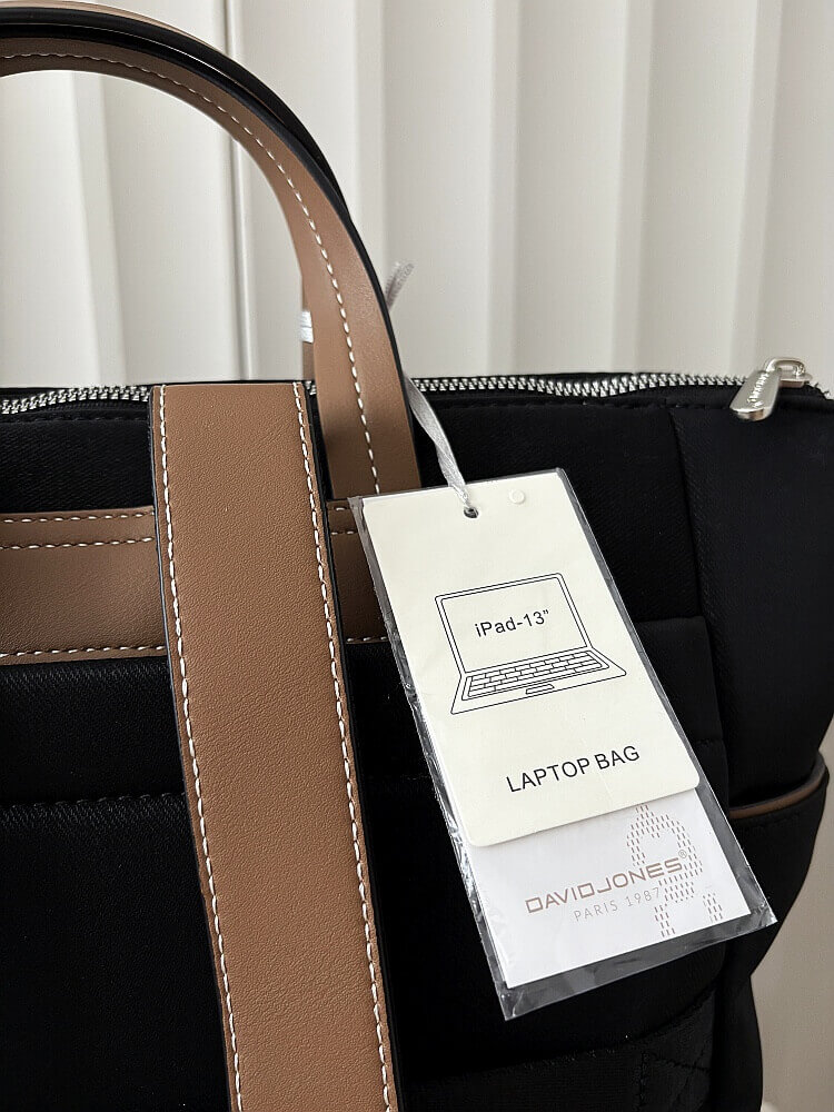 David Jones torebka plecak na laptopa czarna